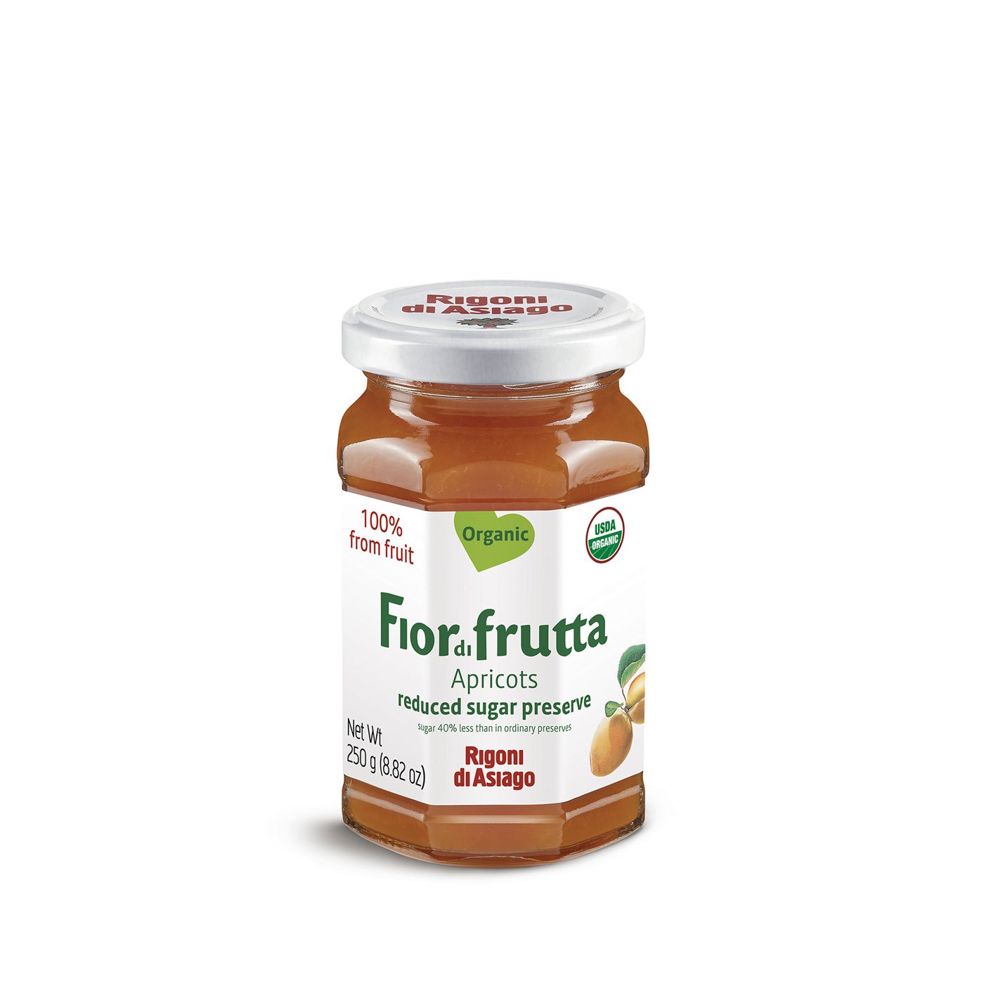 Geleia de Damasco Fioridifrutta Rigoni 250 g
