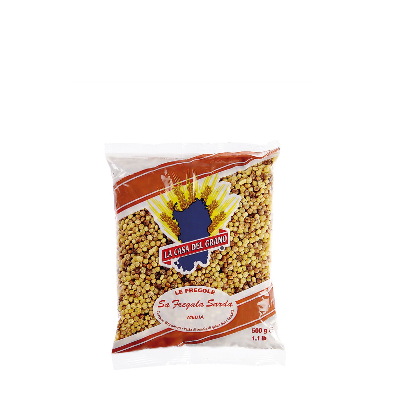 Pasta Fregola Média Casa del Grano 500 g