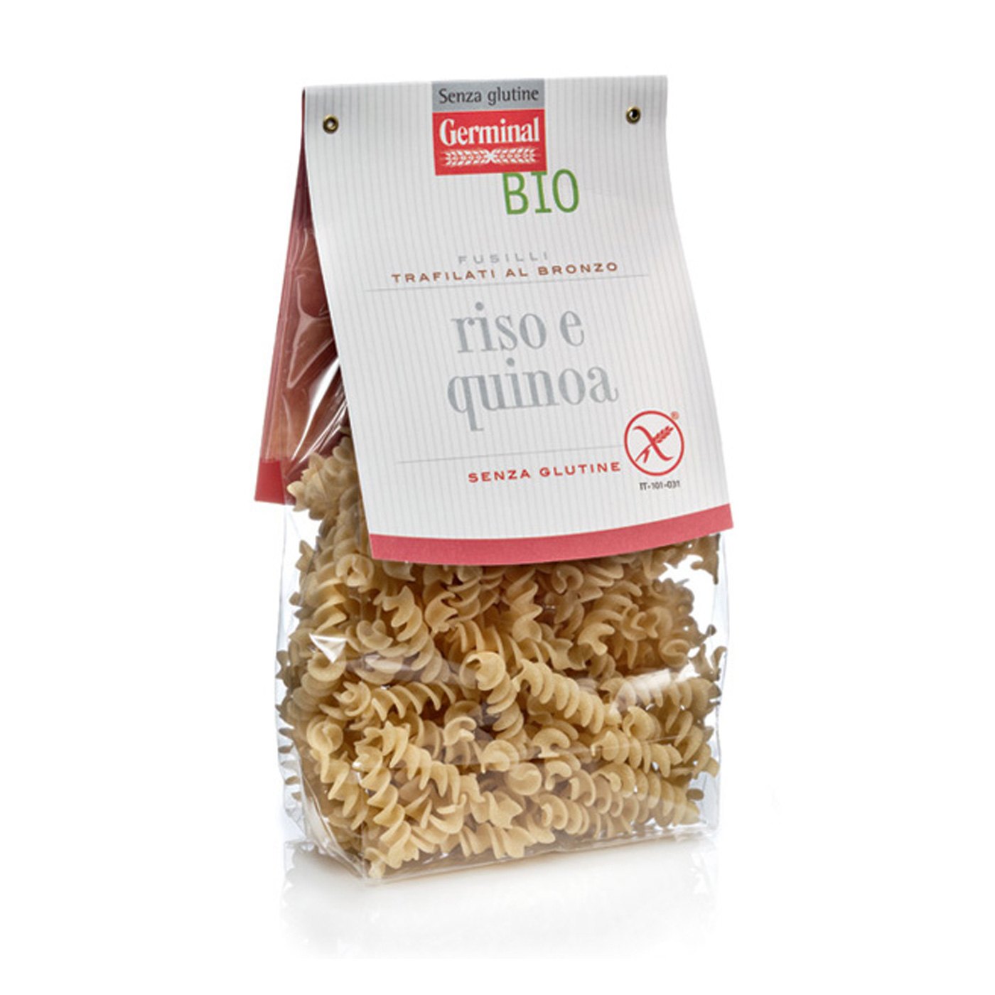 Massa Fusilli Germinal Organic Arroz e Quinoa 250 g