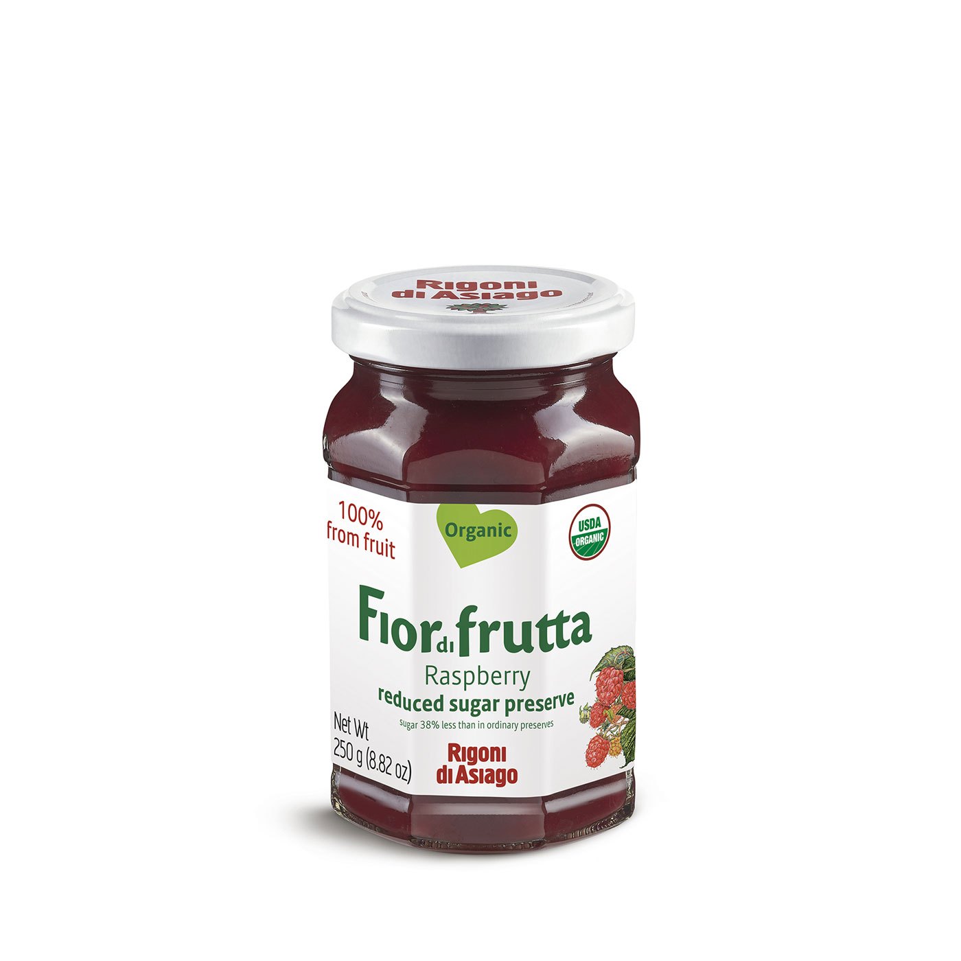 Geleia de Framboesa Fioridifrutta Rigoni 250 g
