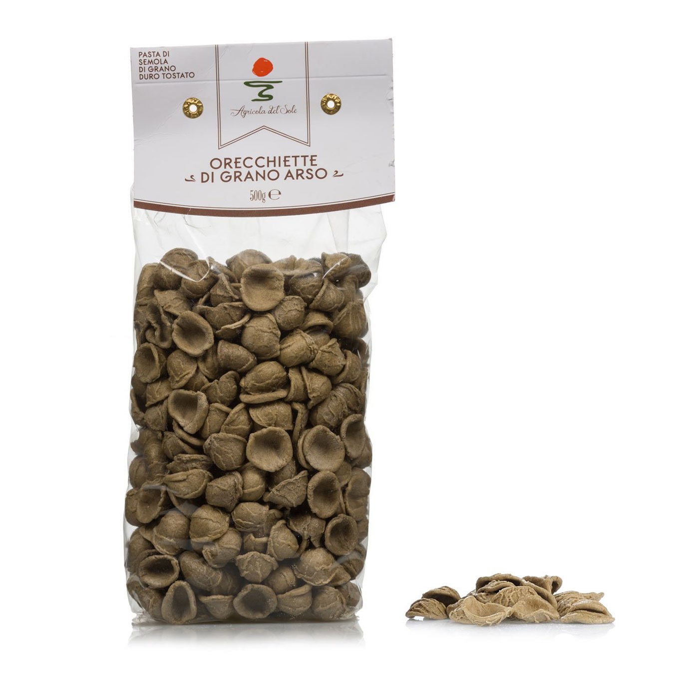 Macarrão Orecchiette Grano Arso Agricola del Sole 500 g