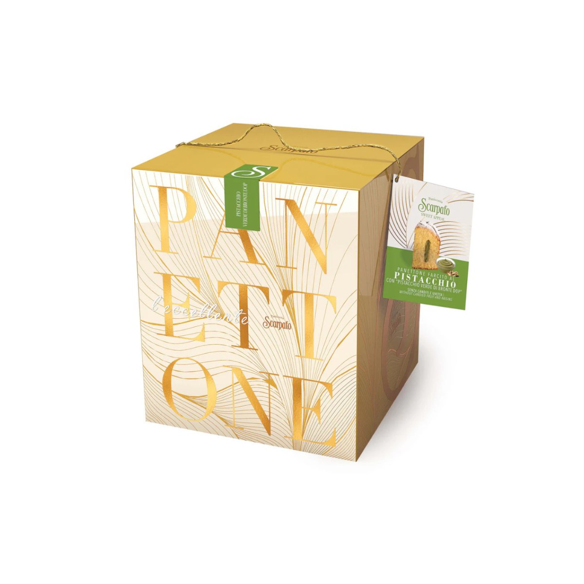 Panettone de Pistache Salgado Scarpato
