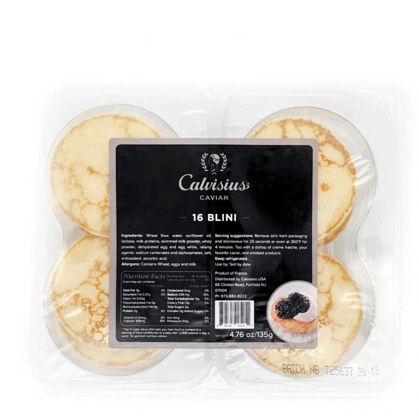 Blinis Calvisius 16 unidades