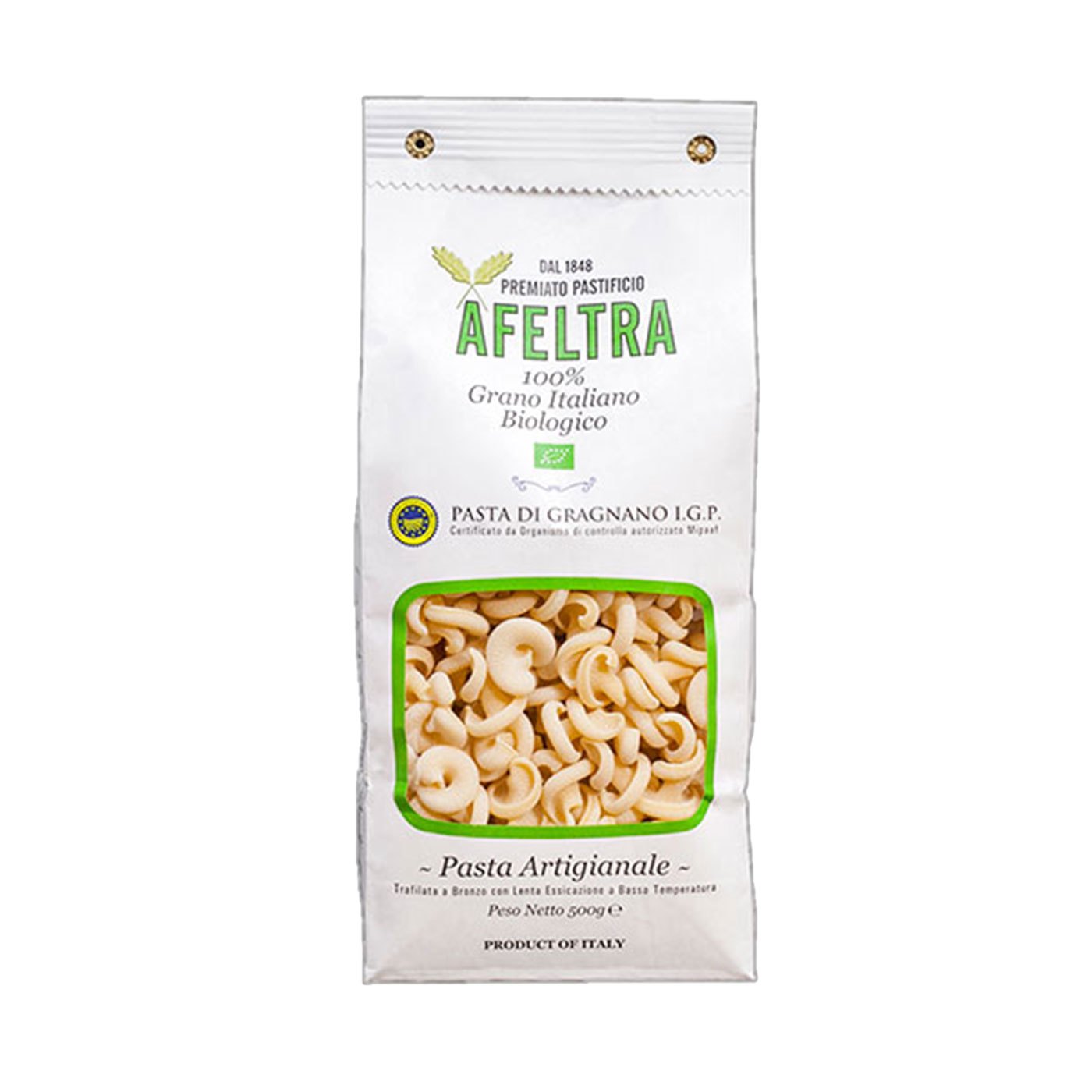 Macarrão Vesuvio Orgânico Afeltra 500 g