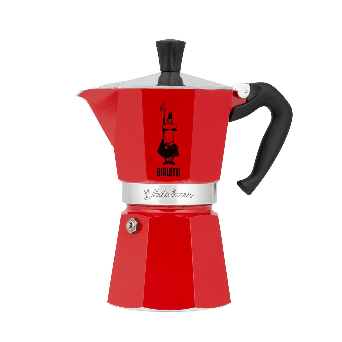 Cafeteira Moka Bialetti Vermelha 6 xícaras