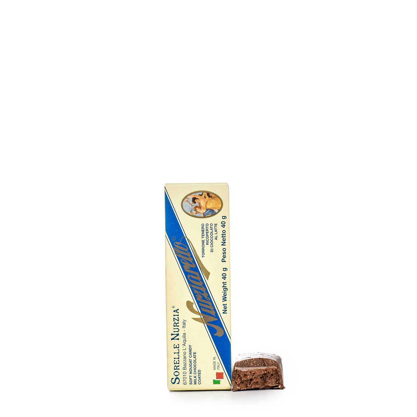 Torrone Macio com Chocolate ao Leite Nurzia