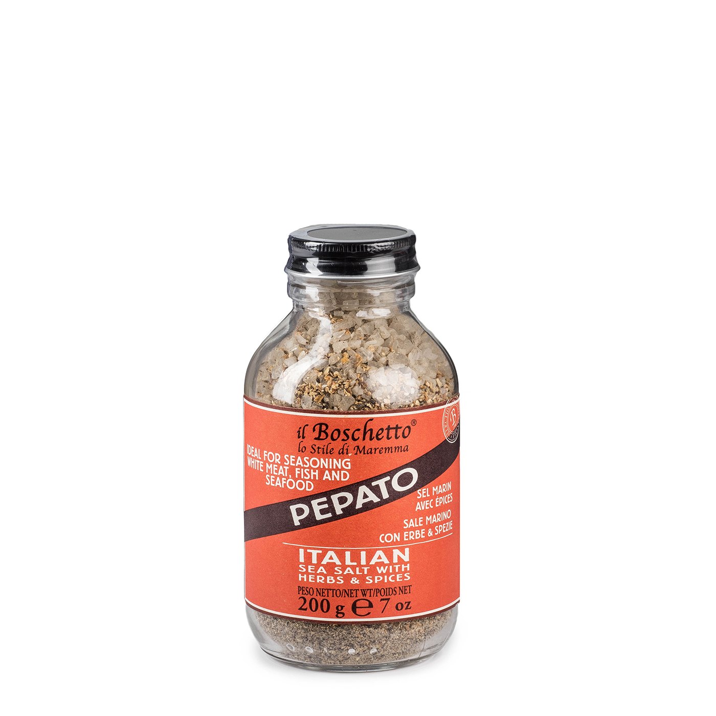 Sal Marinho Pepato Citrus Paesana 200 g