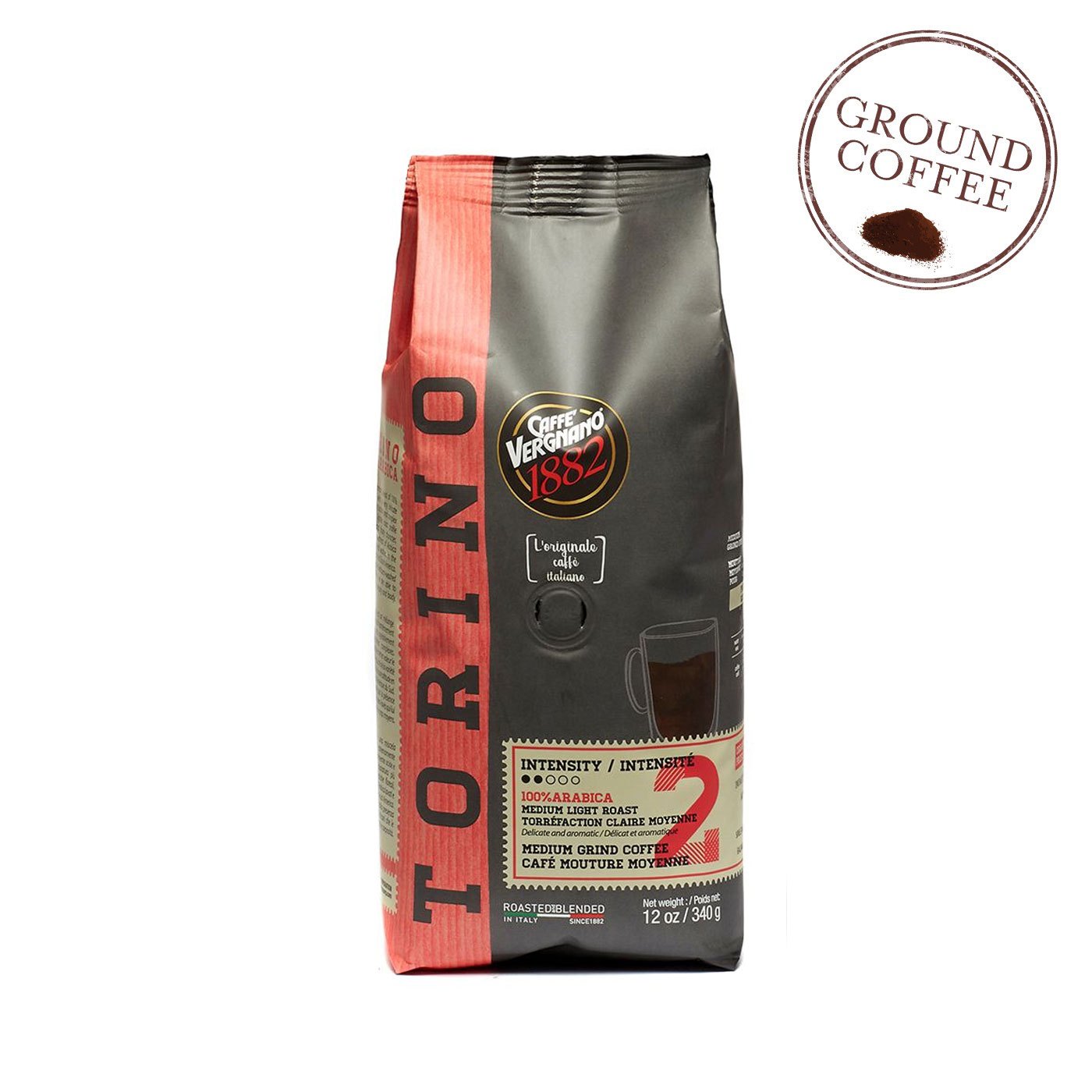 Café Moído Torino Blend Vergnano 340 g