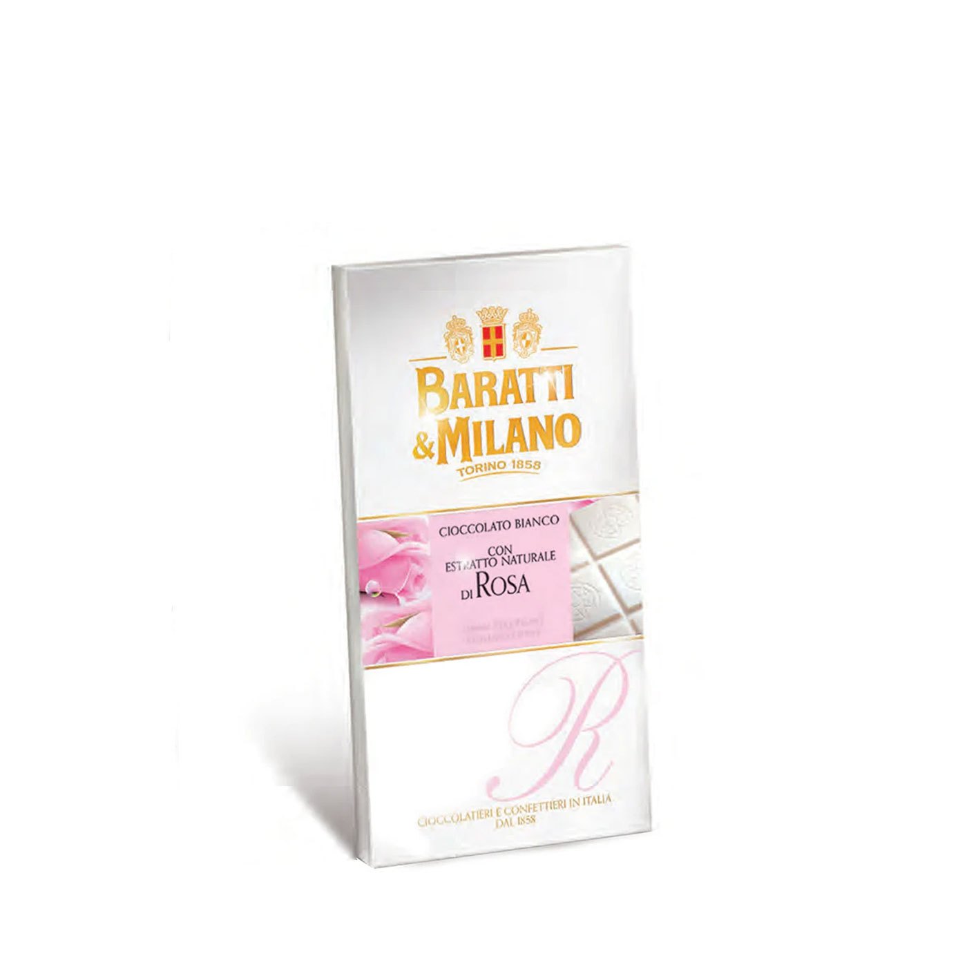 Chocolate Branco com Rosas Baratti & Milano 75 g