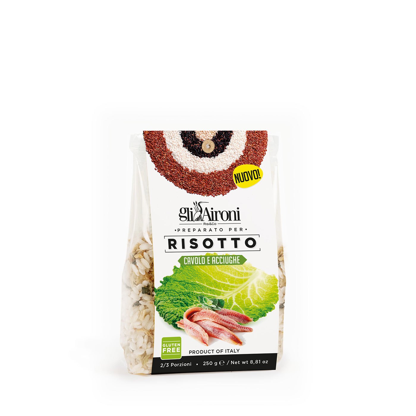 Risoto de Repolho e Anchova Aironi 250 g