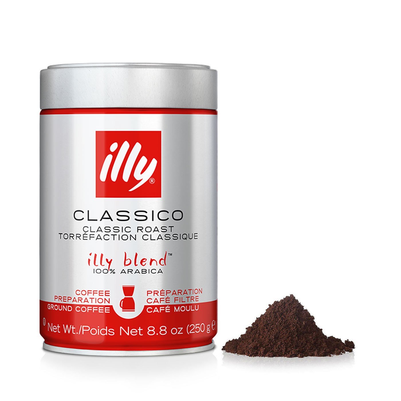 Café Torrado Médio Drip illy 250 g