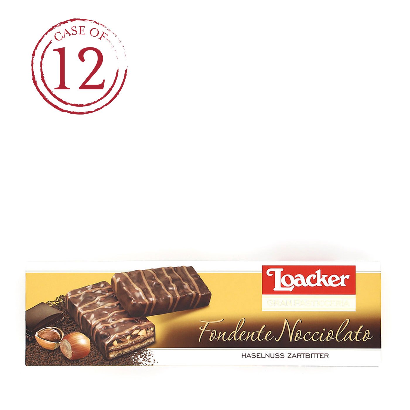 Gran Pasticceria Chocolate Amargo & Avelã Loacker 99 g