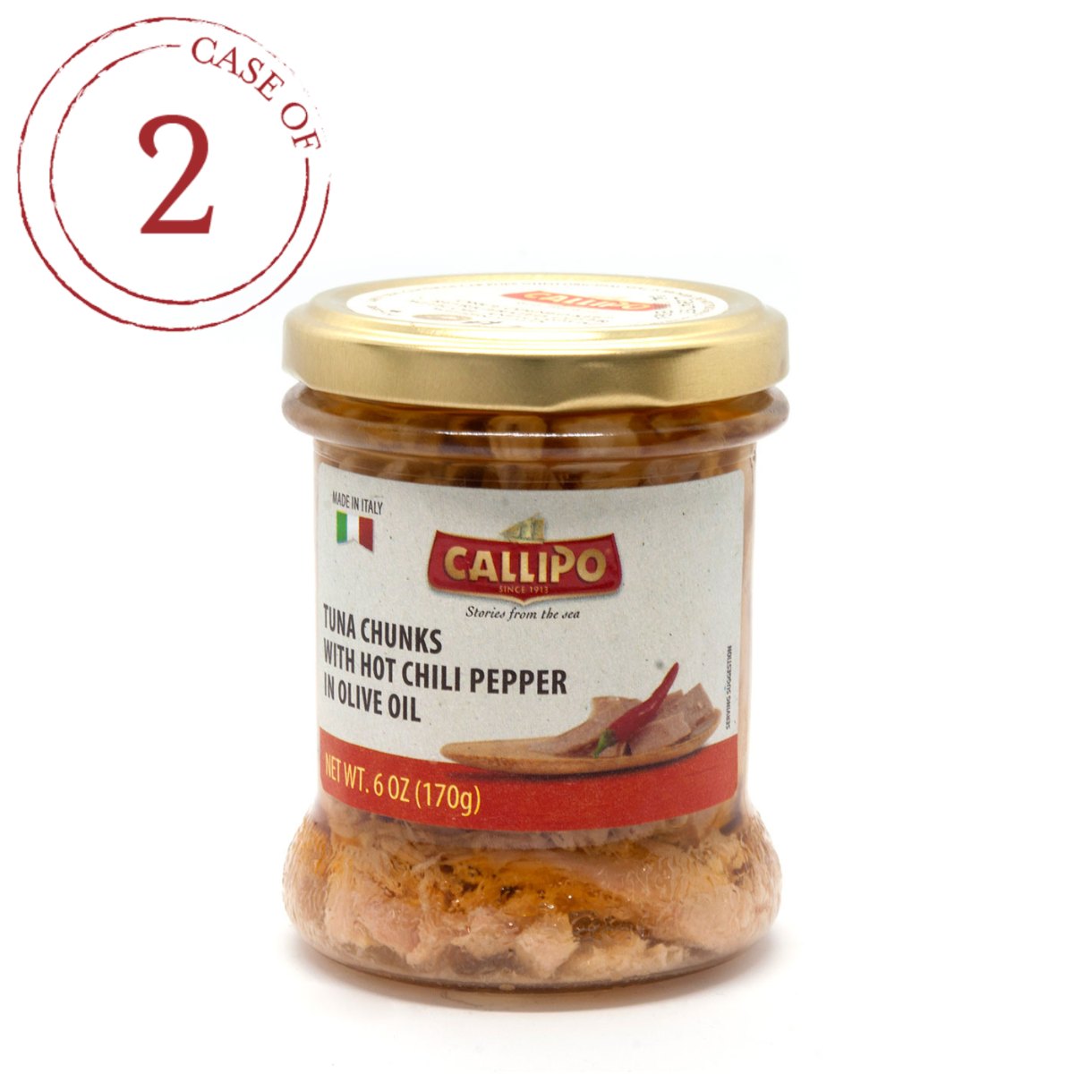 Atum em Pedaços com Pimenta Calabresa Picante