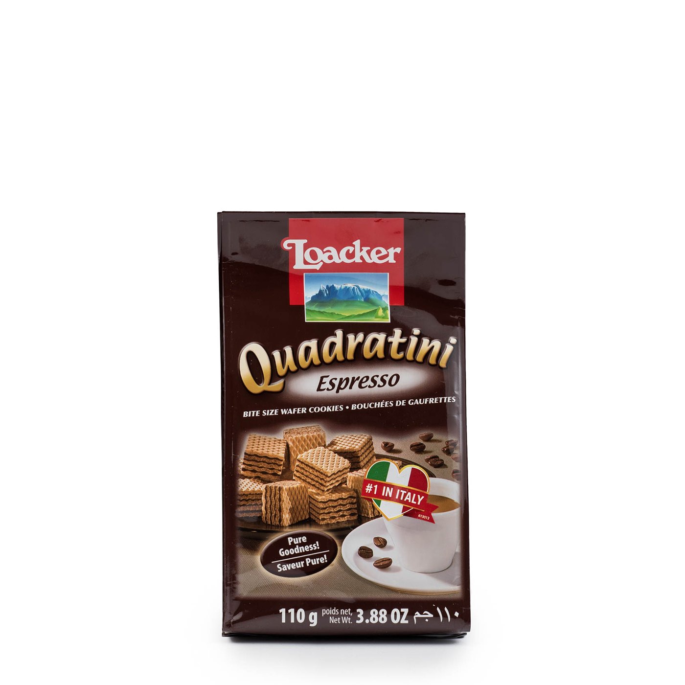 Biscoitos Quadratini Espresso Loacker