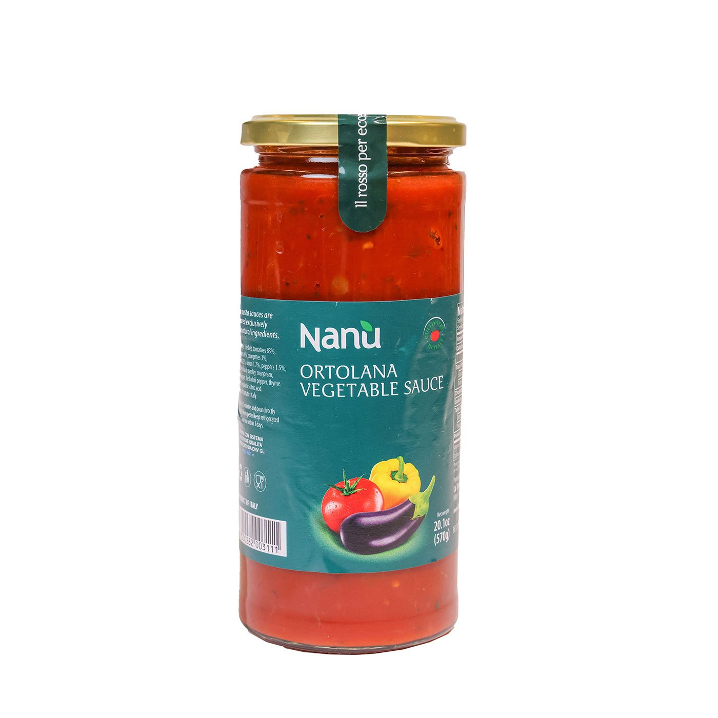 Molho de Legumes Ortolana Nanù 570 g