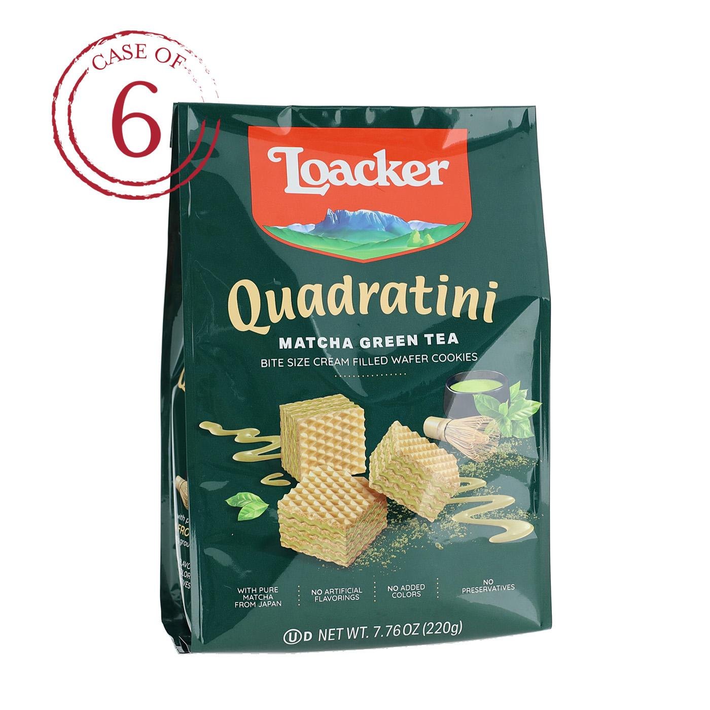 Quadratini Matcha Loacker 220 g