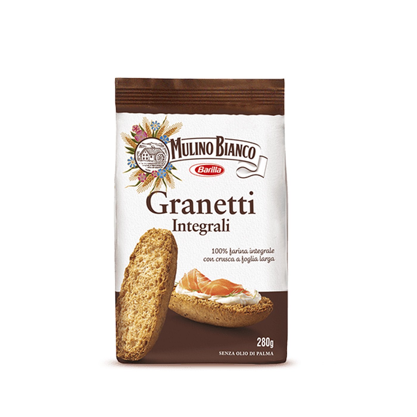 Biscoitos Integrais Granetti Mulino Bianco 280 g