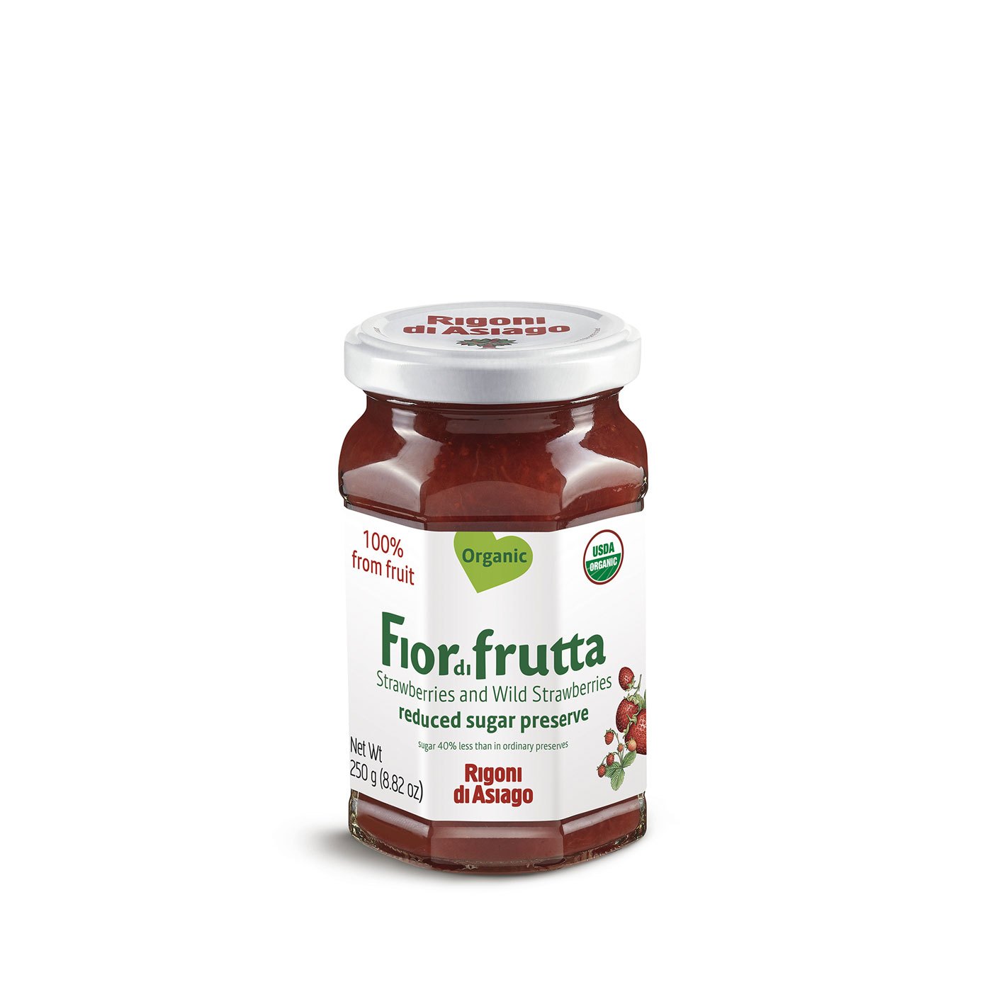Geleia de Morango Fioridifrutta Rigoni 250 g