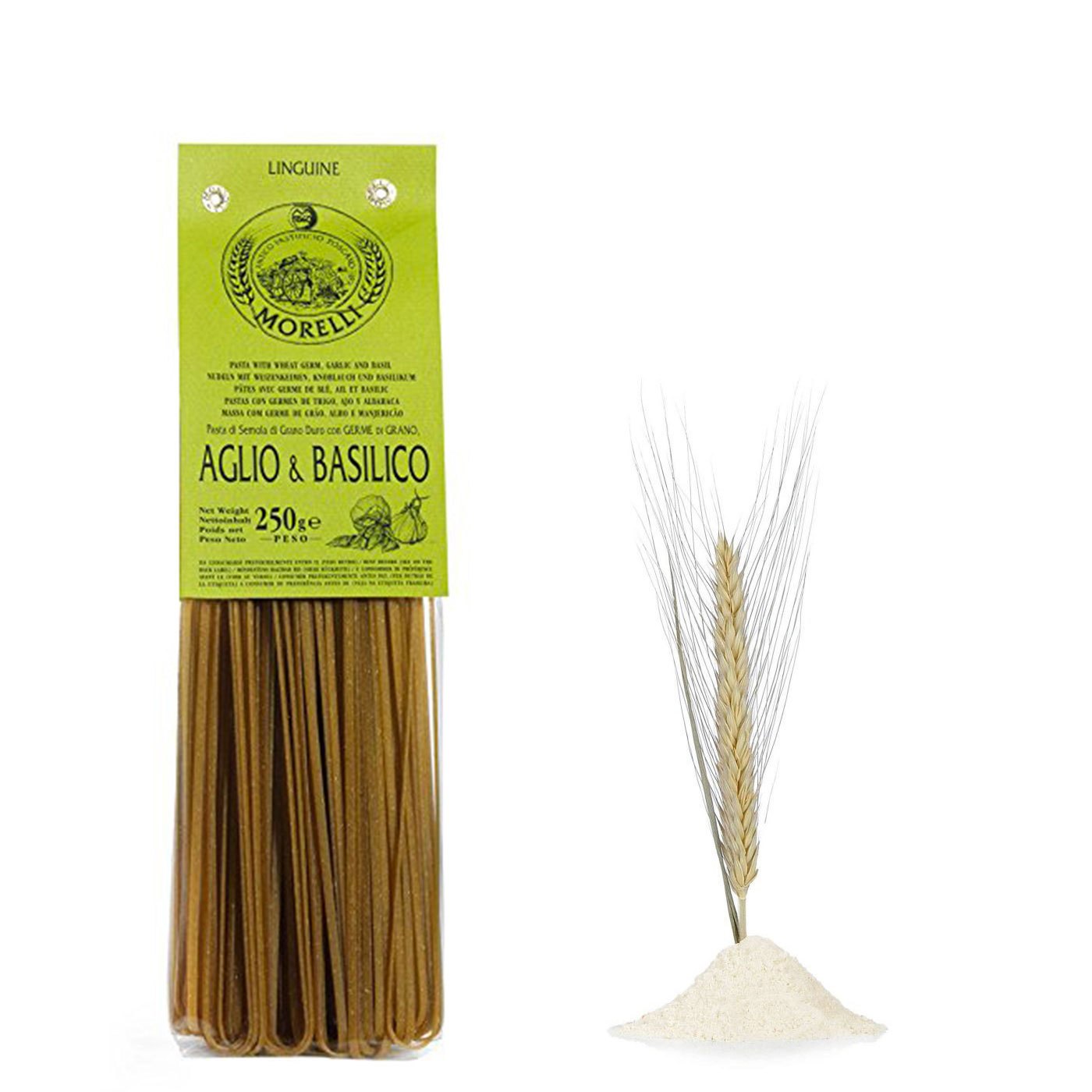 Linguine Alho e Manjericão Pastificio Morelli 250 g