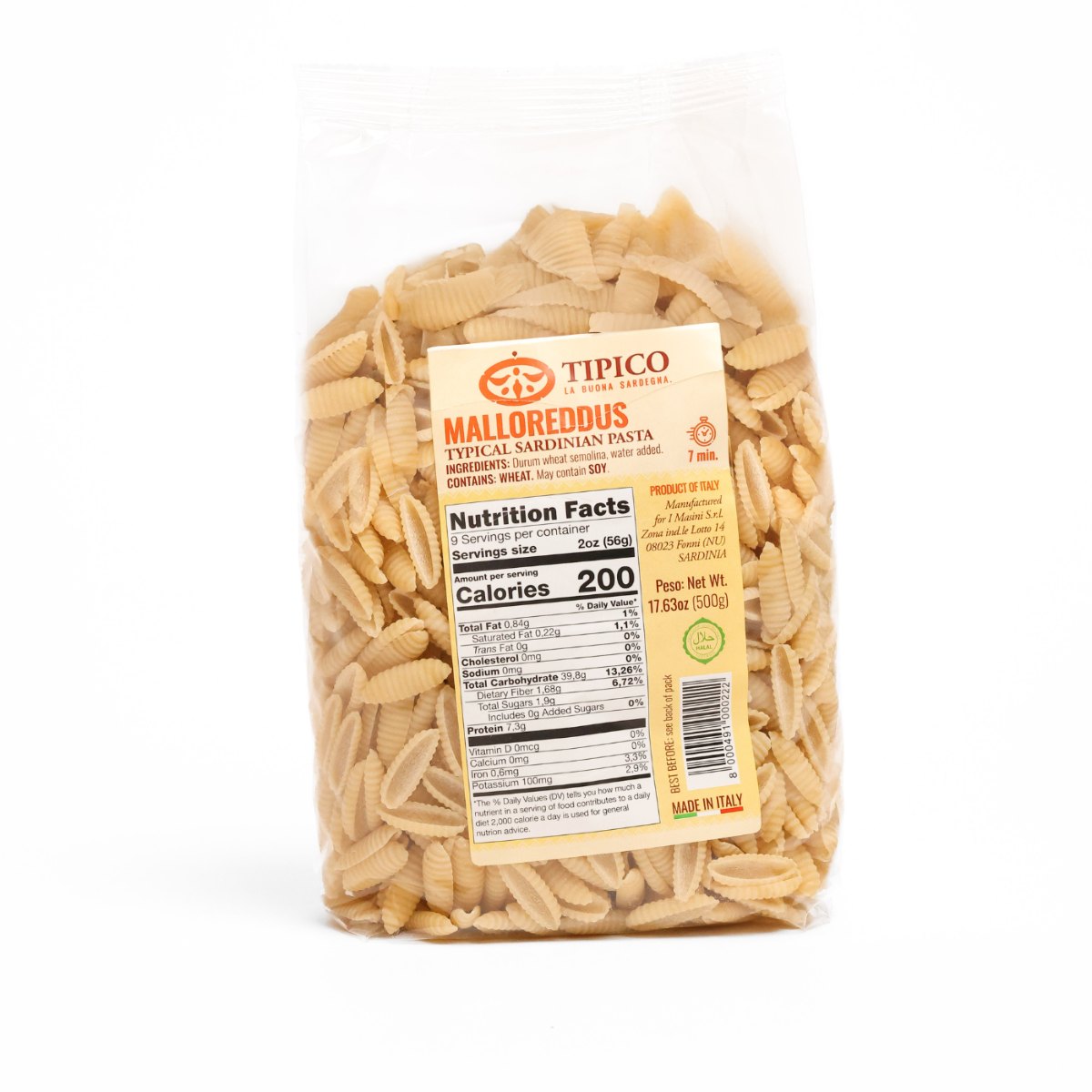 Malloreddus Durum Tipico 500 g