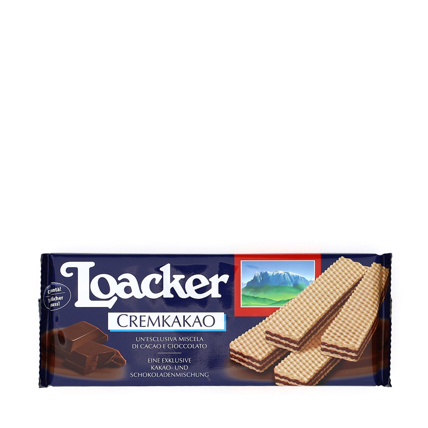 Biscoitos Wafer Clássico Chocolate Loacker