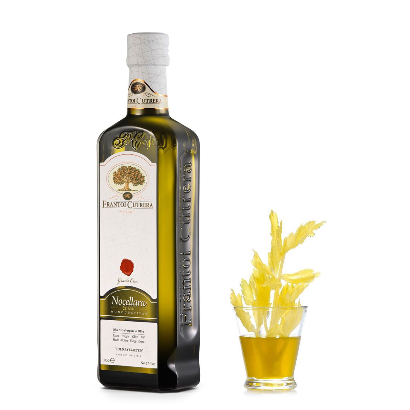 Azeite Extra Virgem Gran Cru Nocellara dell'Etna Sicília IGP 480 g