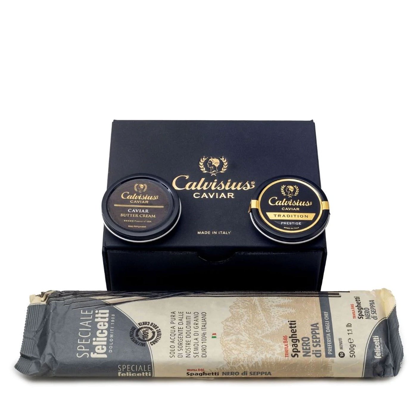 Kit Spaghetti al Caviale Tinta de Lula Felicetti 500 g