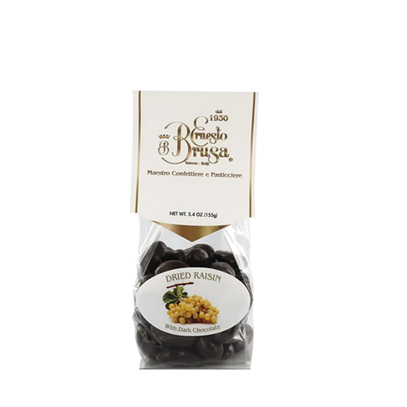 Uva-passa Coberta de Chocolate Amargo Ernesto Brusa 155 g