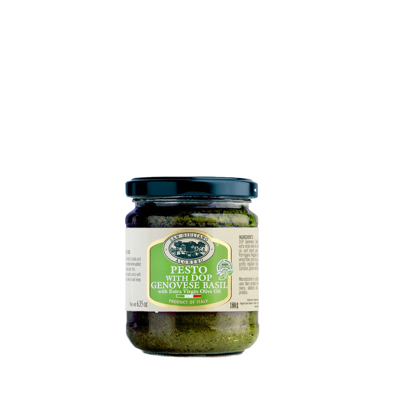 Pesto de Manjericão Genovês DOP San Giuliano 180 g