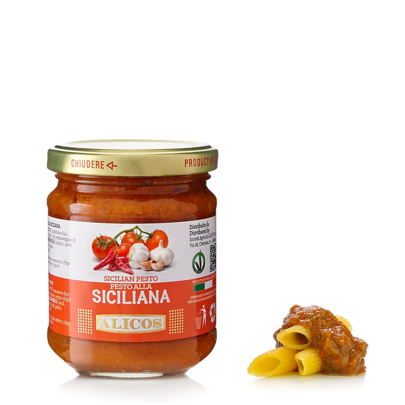 Pesto Siciliano Alicos 180 g