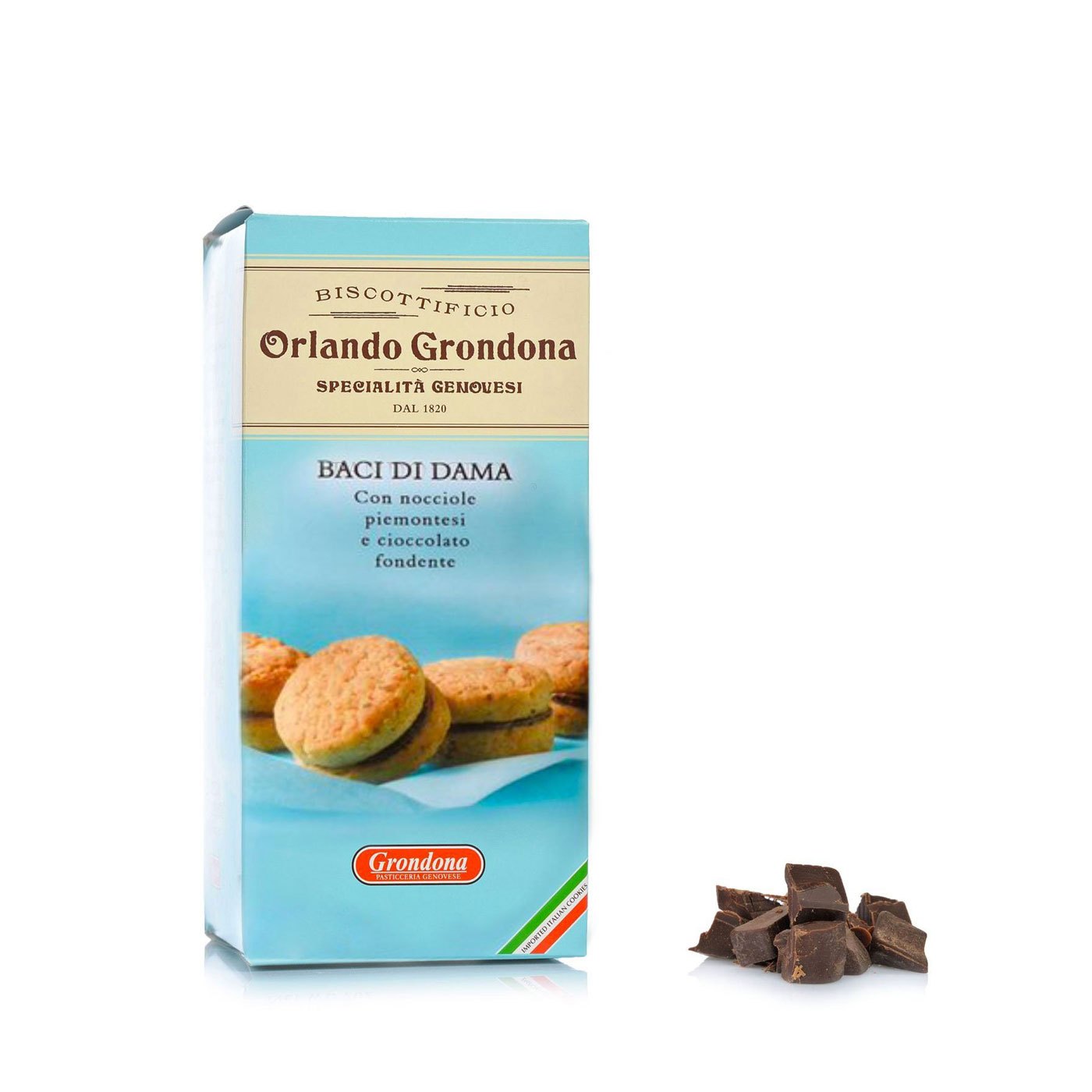 Biscoitos Baci di Dama Grondoni 74 g