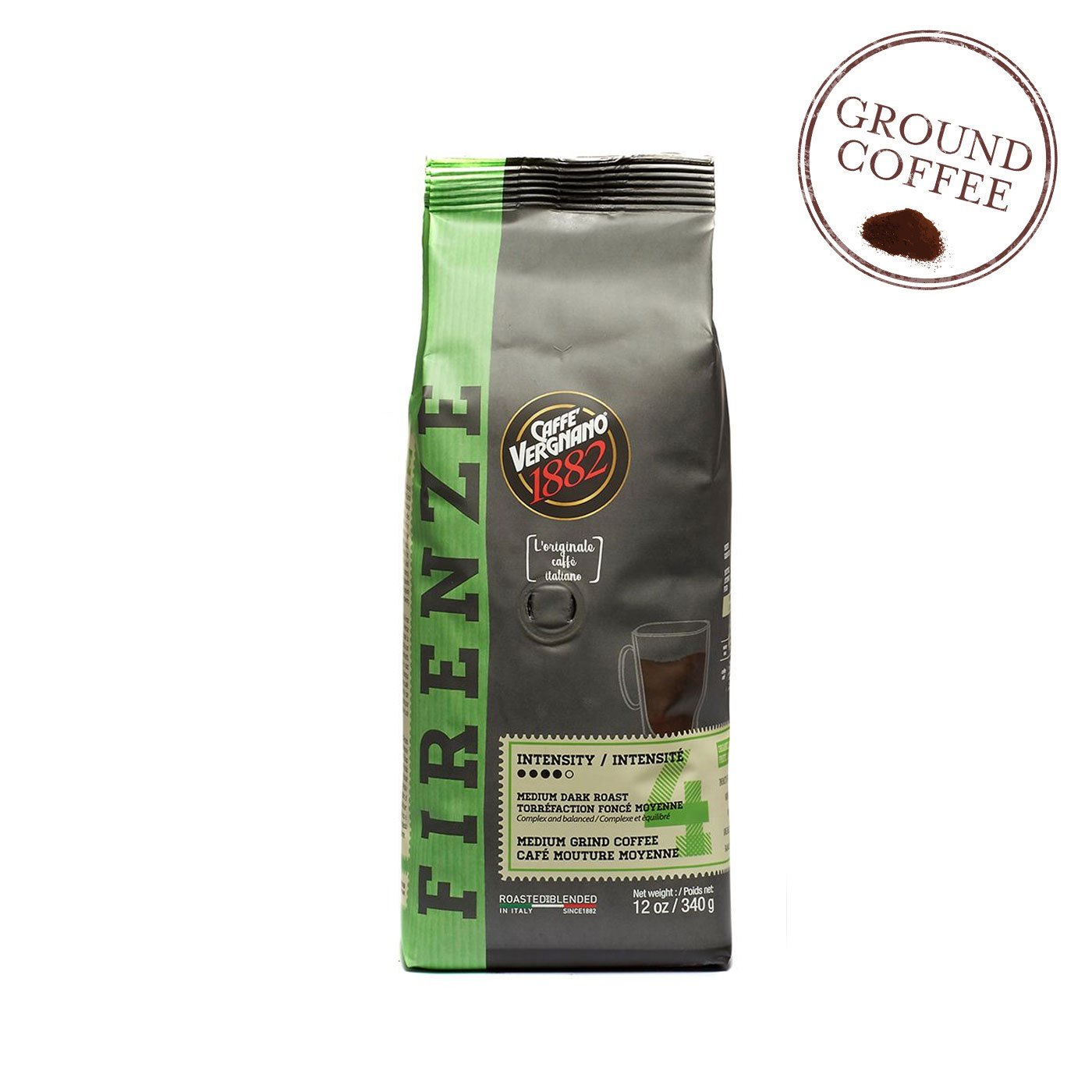 Café Moído Firenze Blend Vergnano 340 g