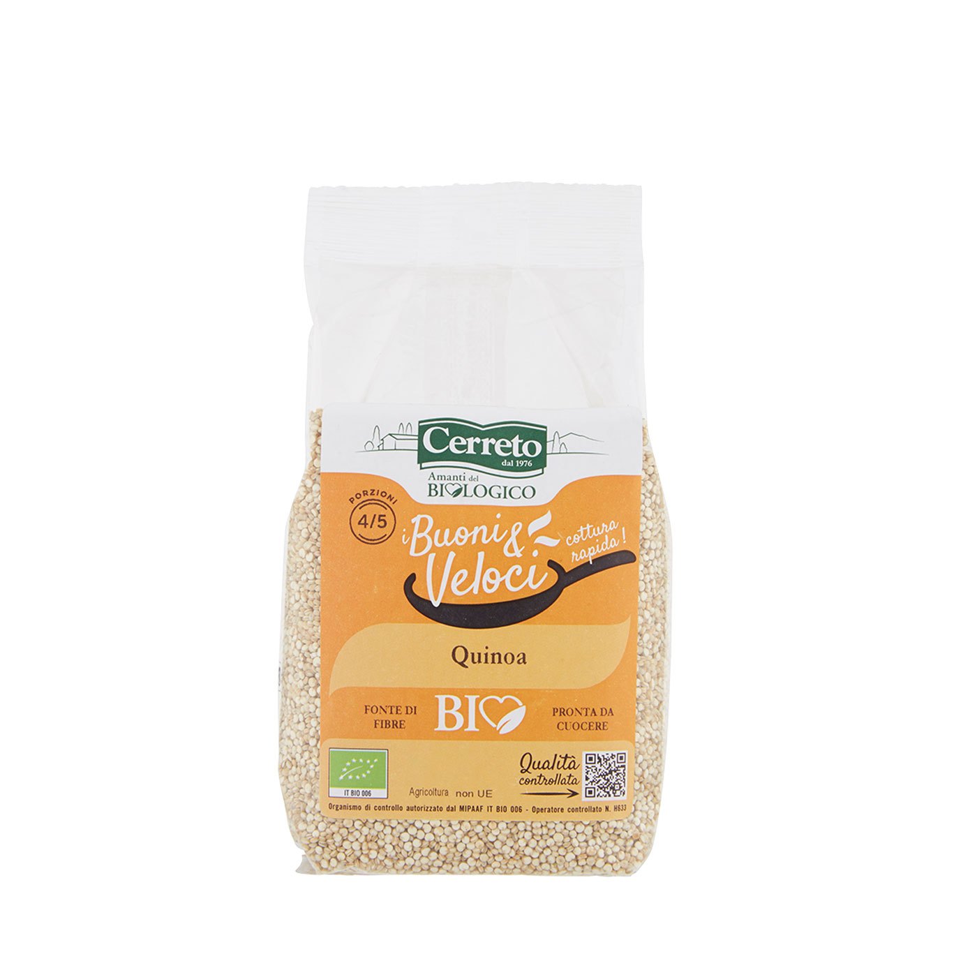 Quinoa Branca Orgânica Cerreto 300 g