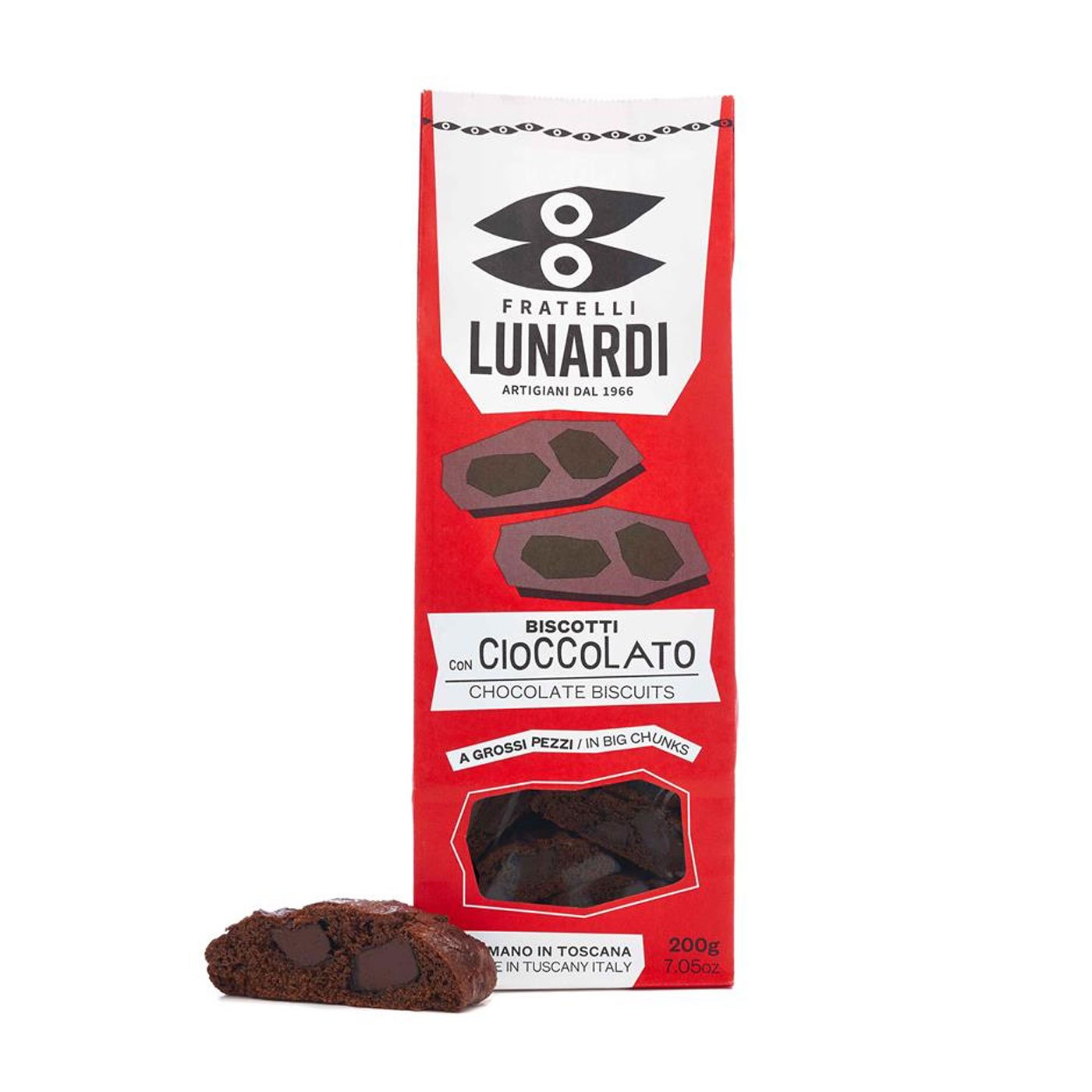 Cantucci de Chocolate Fratelli Lunardi 200 g