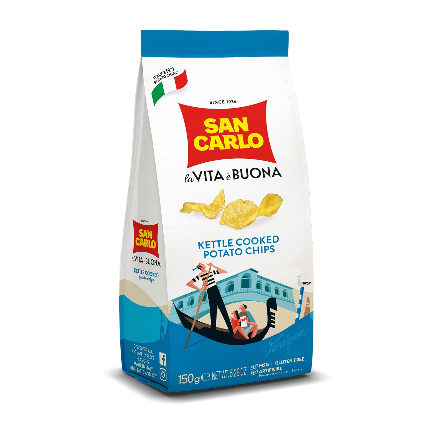 Batatas Chips Crocantes San Carlo 150 g