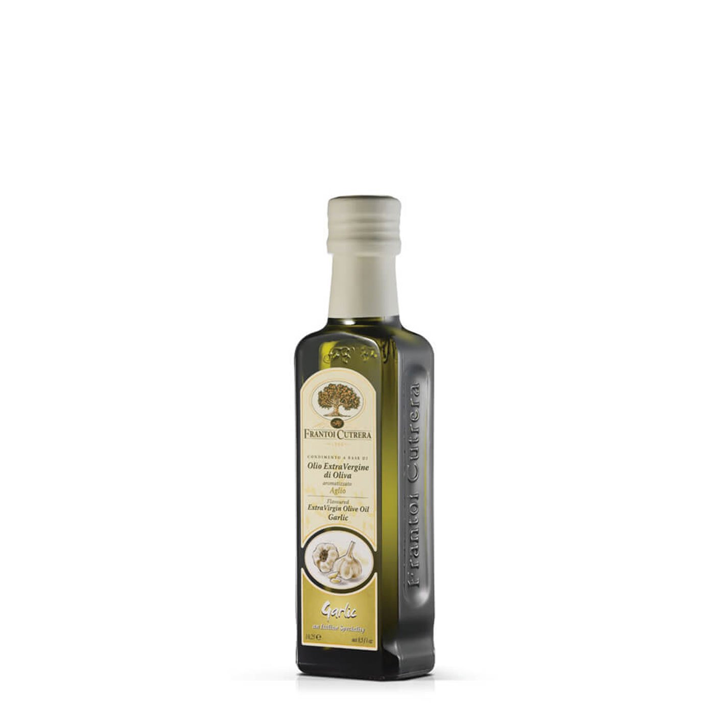 Azeite Extra Virgem com Alho Frantoio Cutrera 250 ml