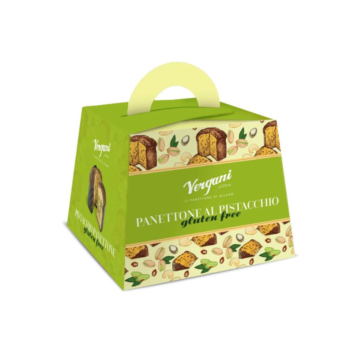 Panettone de Pistache Vergani Sem Glúten