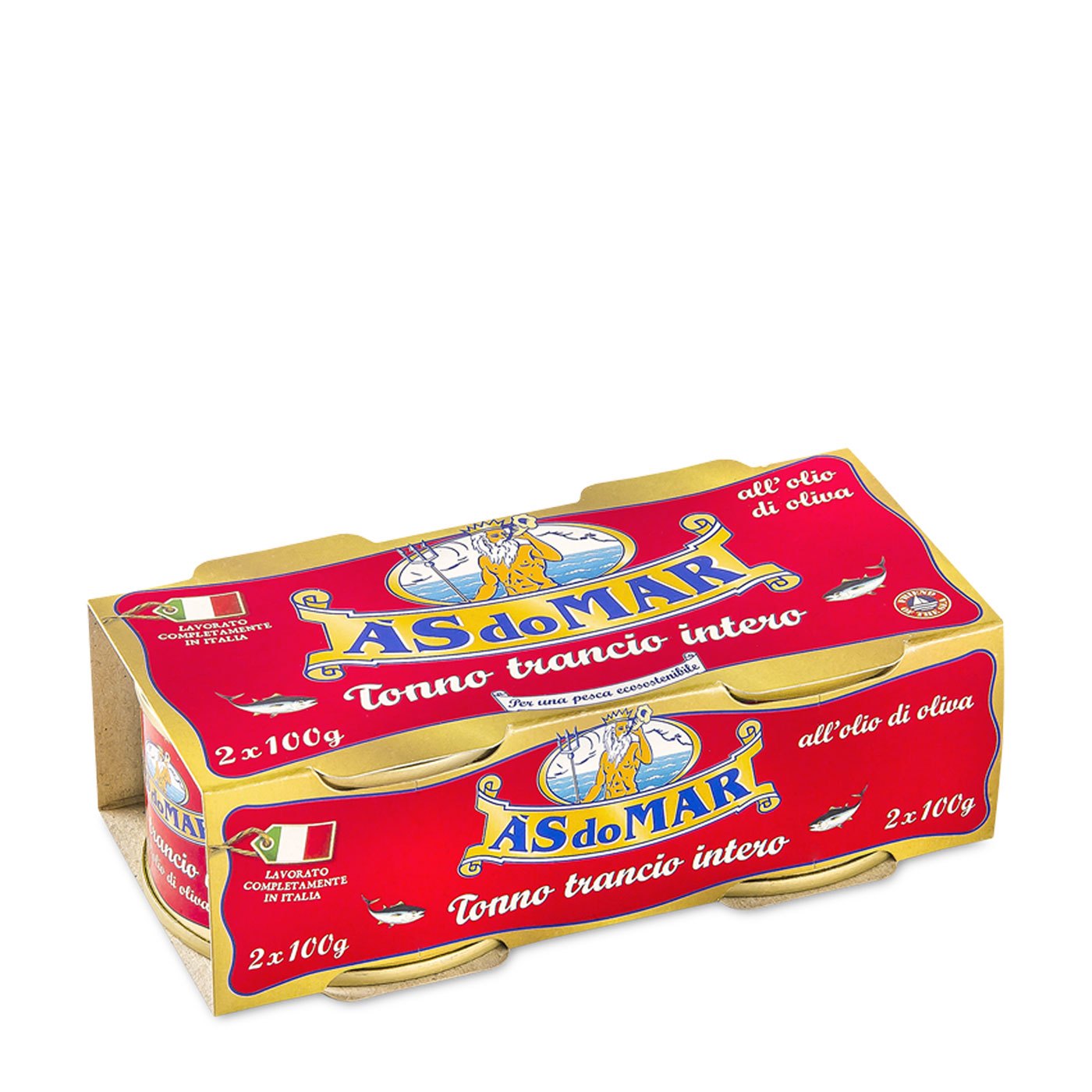 Kit Atum Sólido em Azeite As do Mar 2 x 100 g