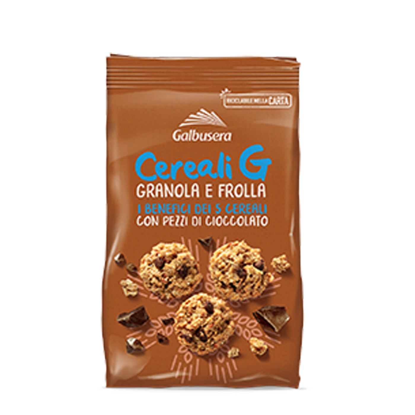 Biscoitos Cereali G Granola e Chocolate Galbusera 300 g