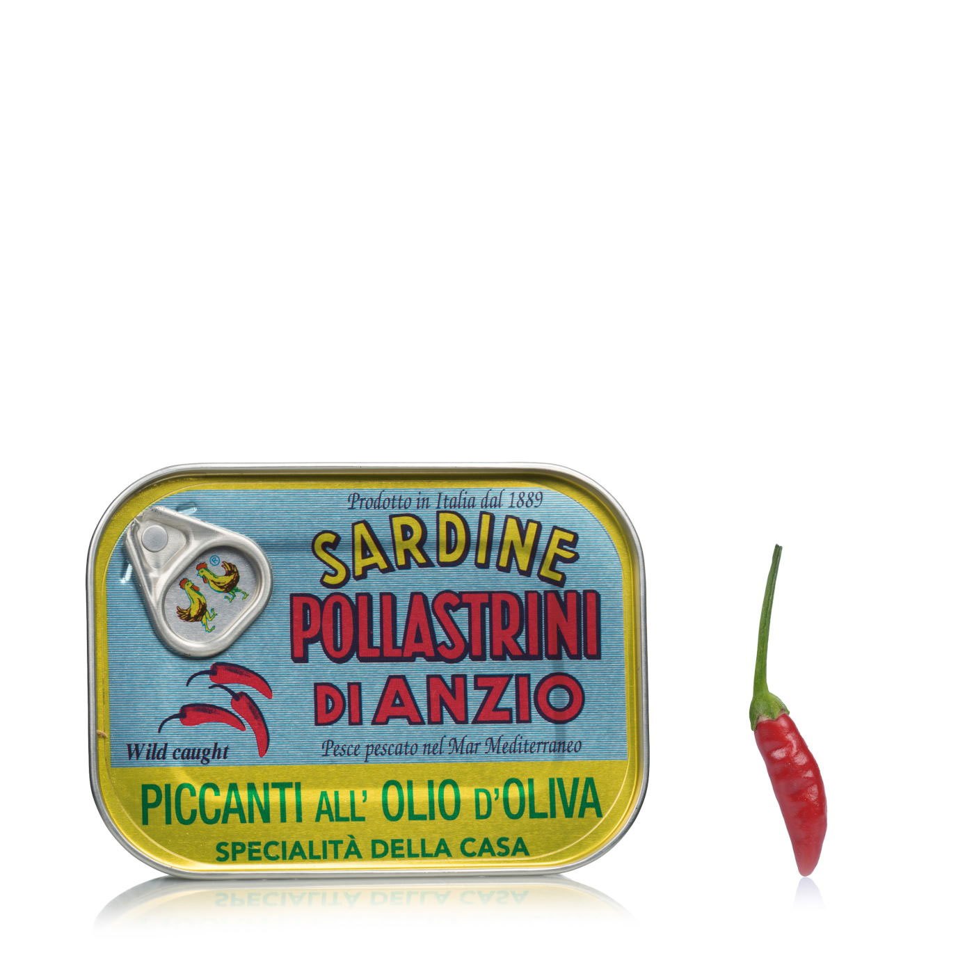 Sardinha Picante Azeite Pollastrini 99 g