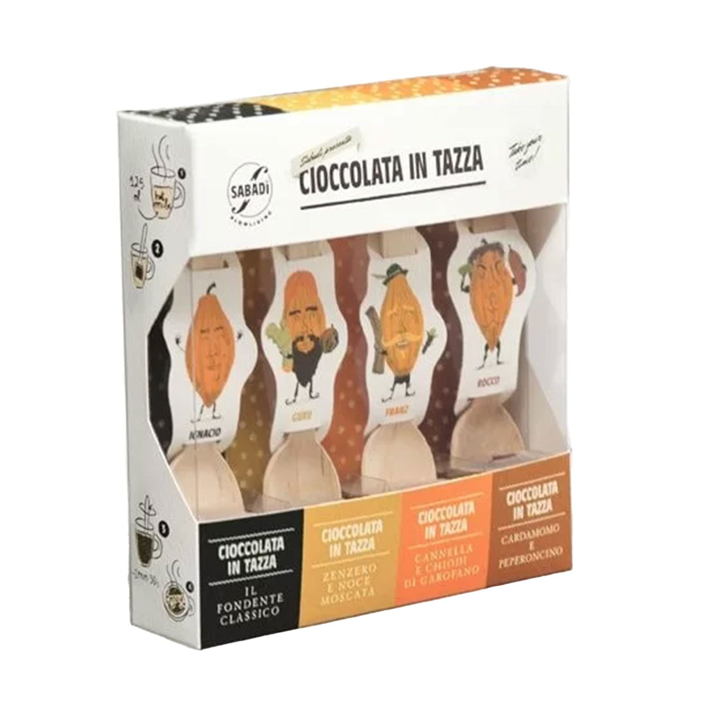 Kit Chocolate Quente Extra Escuro Sabadì 48 g
