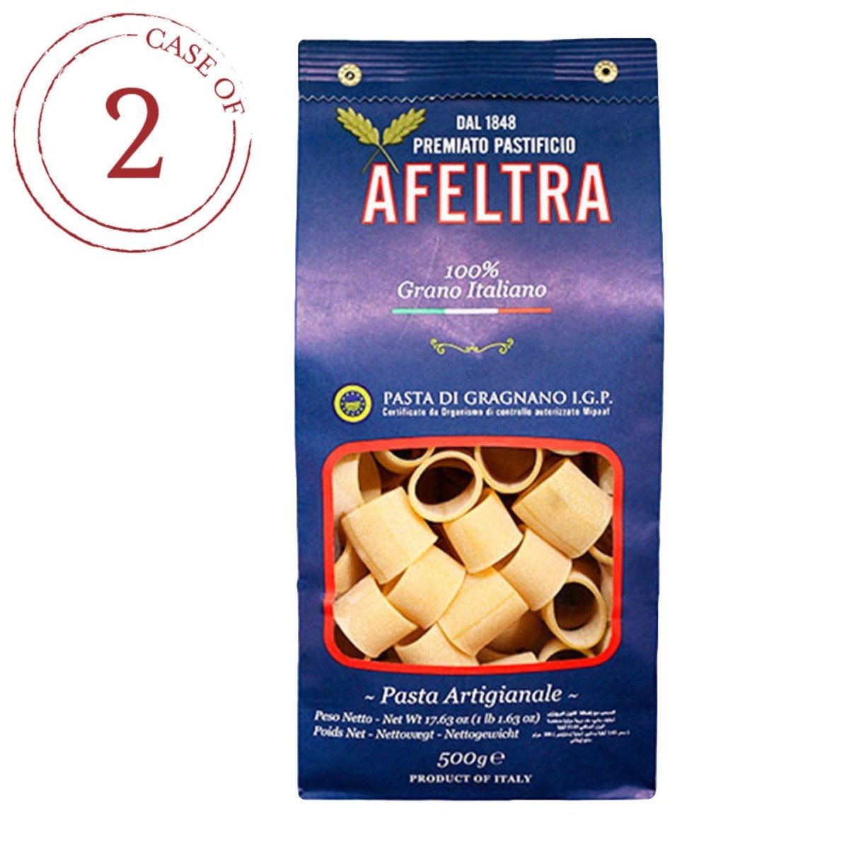 Mezzi Paccheri Afeltra 2 Pacotes