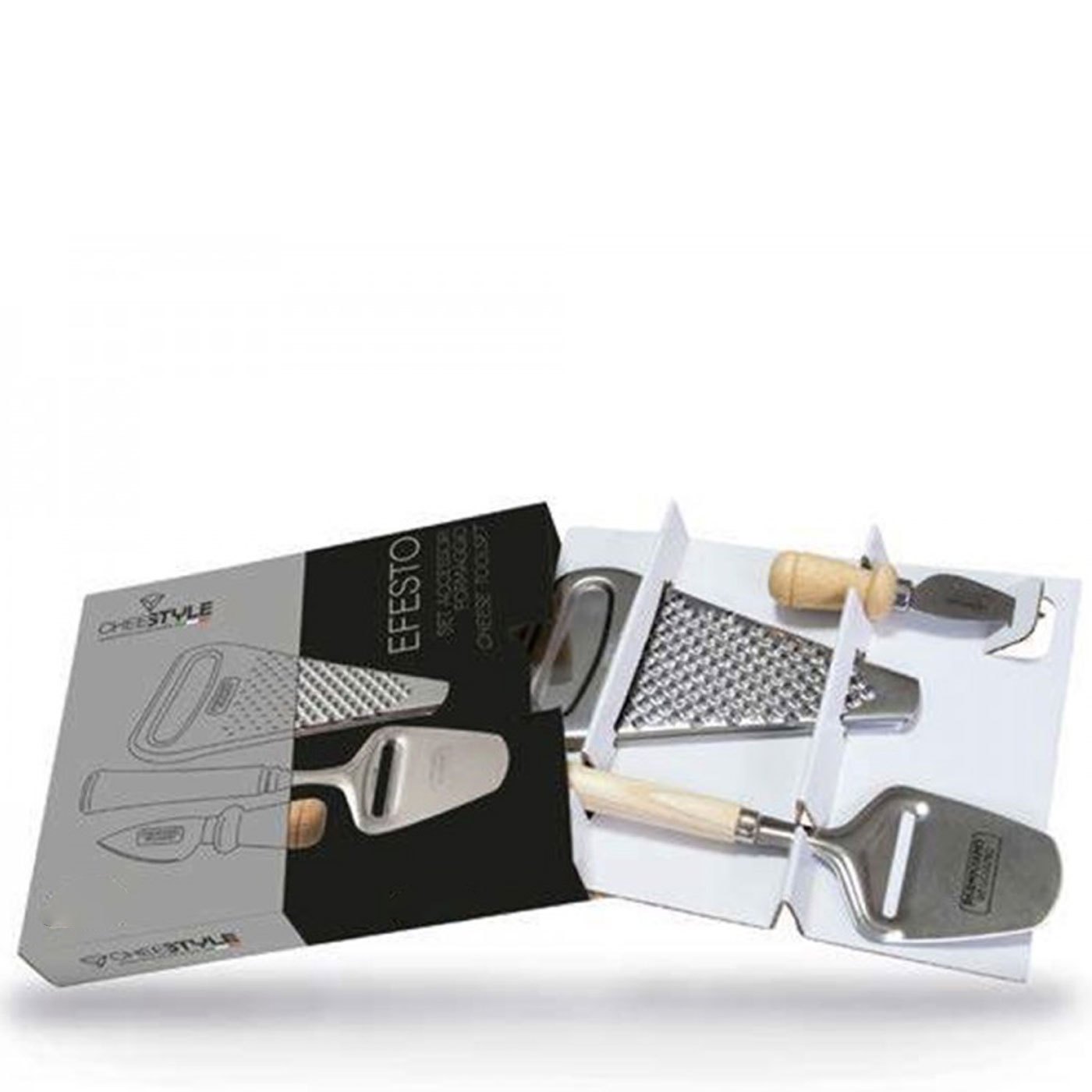 Caixa-presente Utensílios de Queijo Ghizzoni