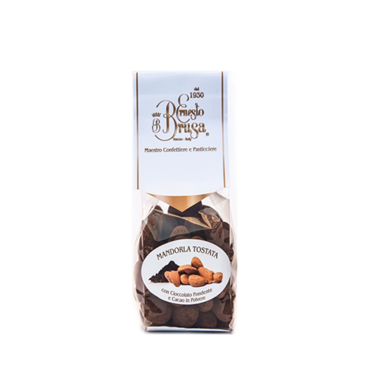 Amêndoas Torradas Cobertas em Chocolate Ernesto Brusa 155 g