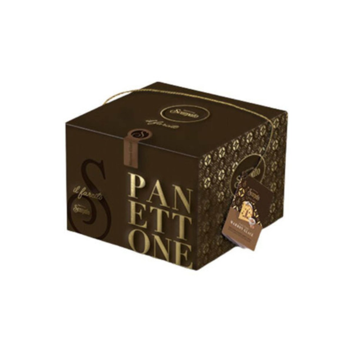 Panettone Marrom Glacê Albertengo