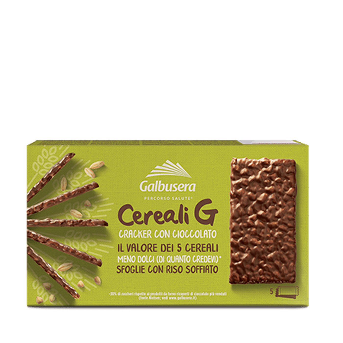 Bolachas Cereali G Cobertas em Chocolate Galbusera 150 g