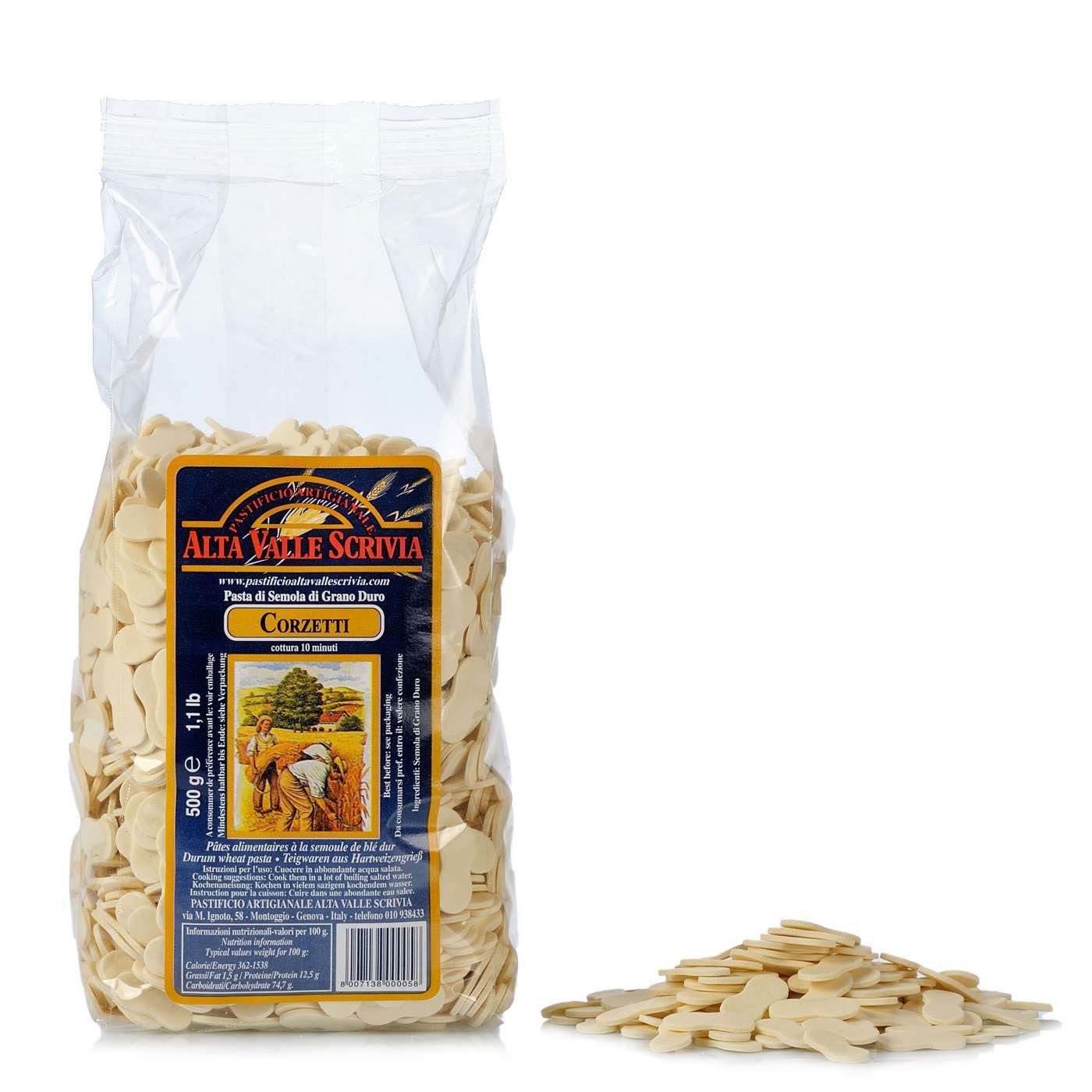 Pasta Corzetti Alta Valle Scrivia 500 g