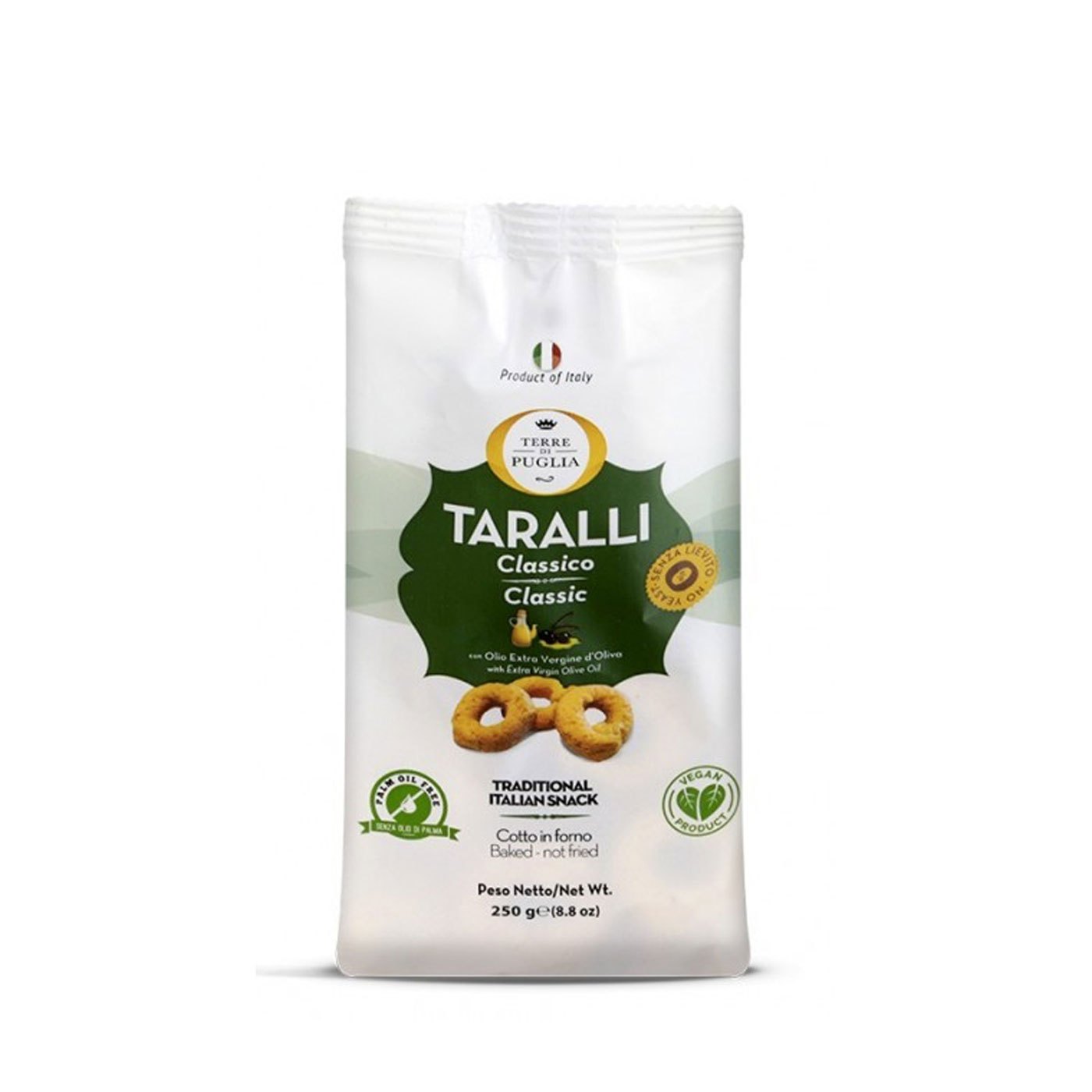 Biscoitos Tarallini Clássicos Terre di Puglia 230 g