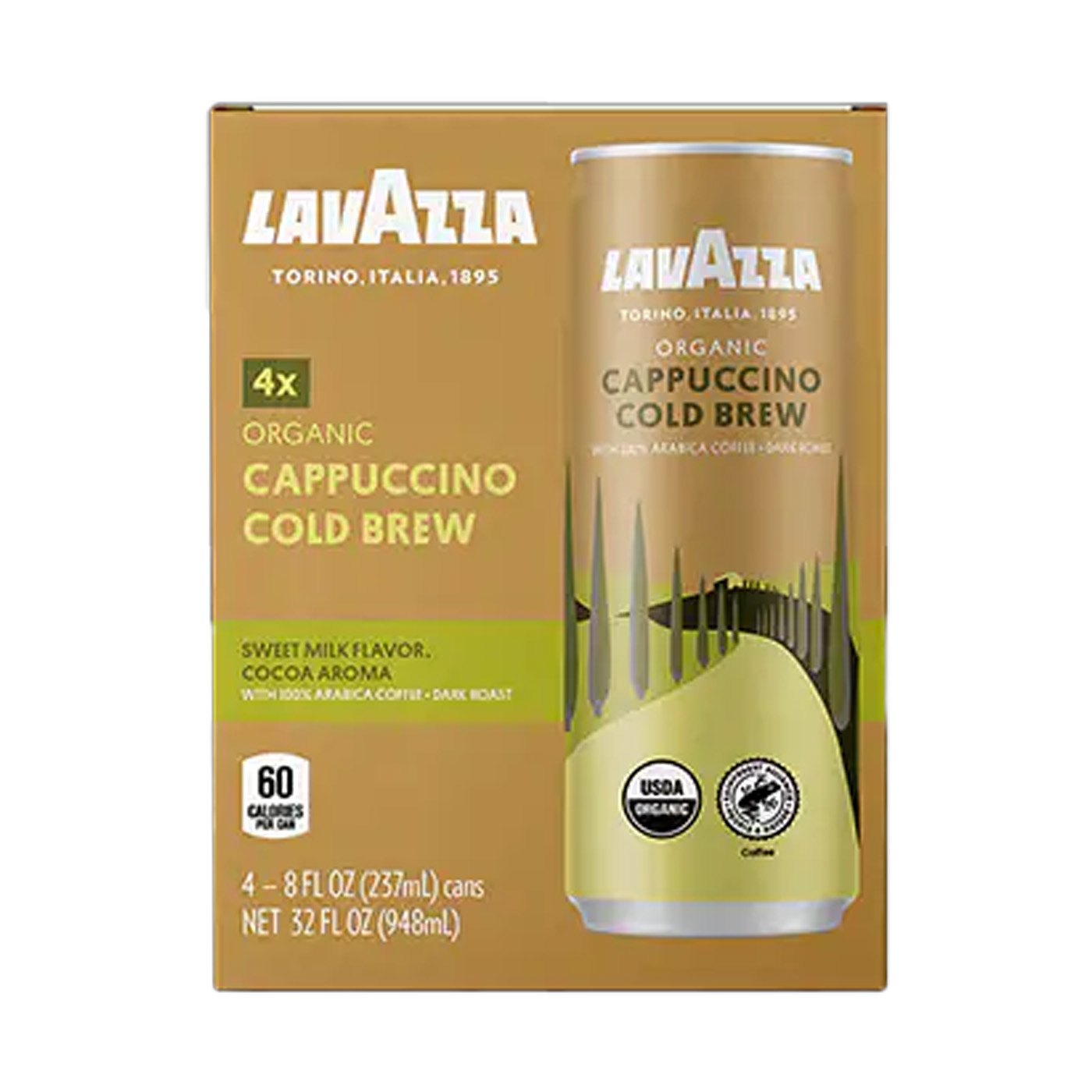Cold Brew Cappuccino Orgânico Lavazza 225 g