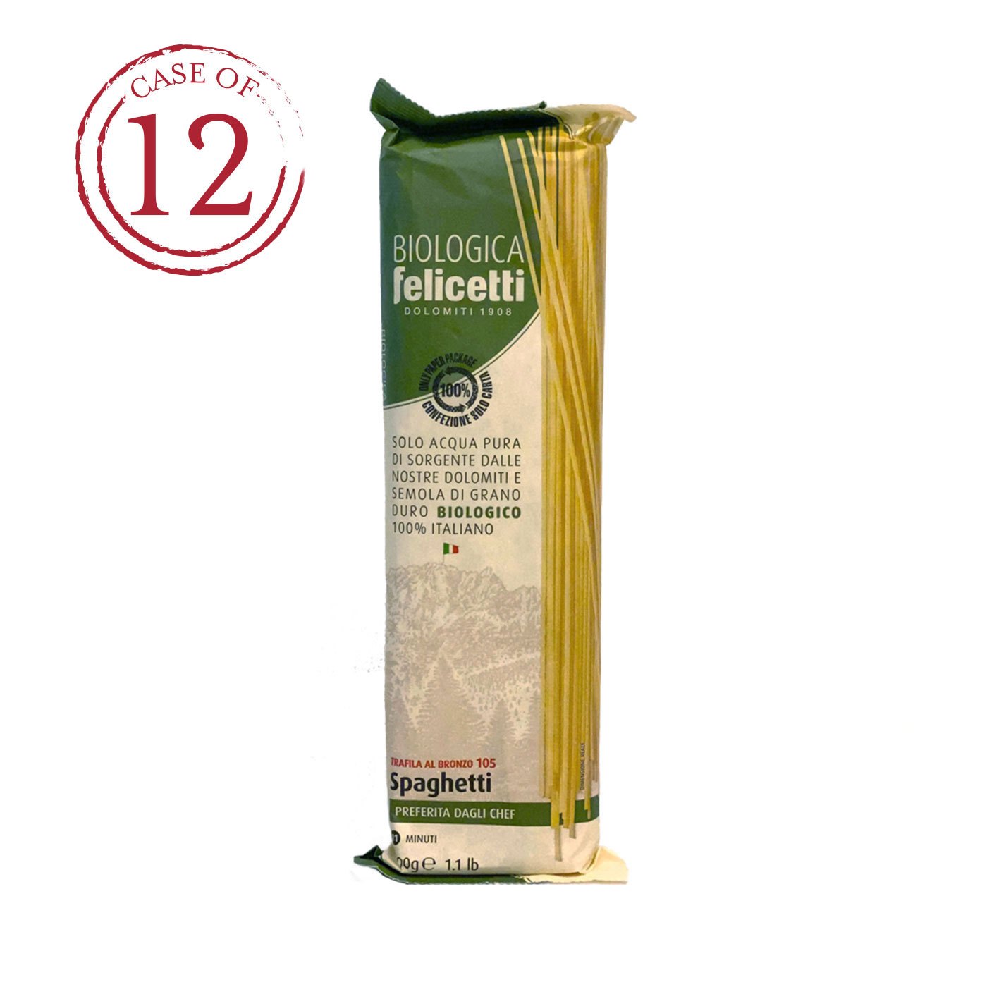 Spaghetti Orgânico Felicetti 500 g